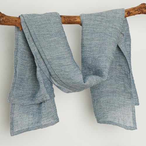 Hsoftify 423338 100% Flax Linen Bath Towel 33.5X53 Inches Natural Lightweight Hair Towel thumb #3