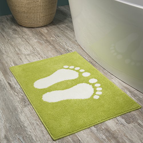 Sealskin Amy Bath Mat, Acrylic, Lime, 60 x 1.5 x 90 cm