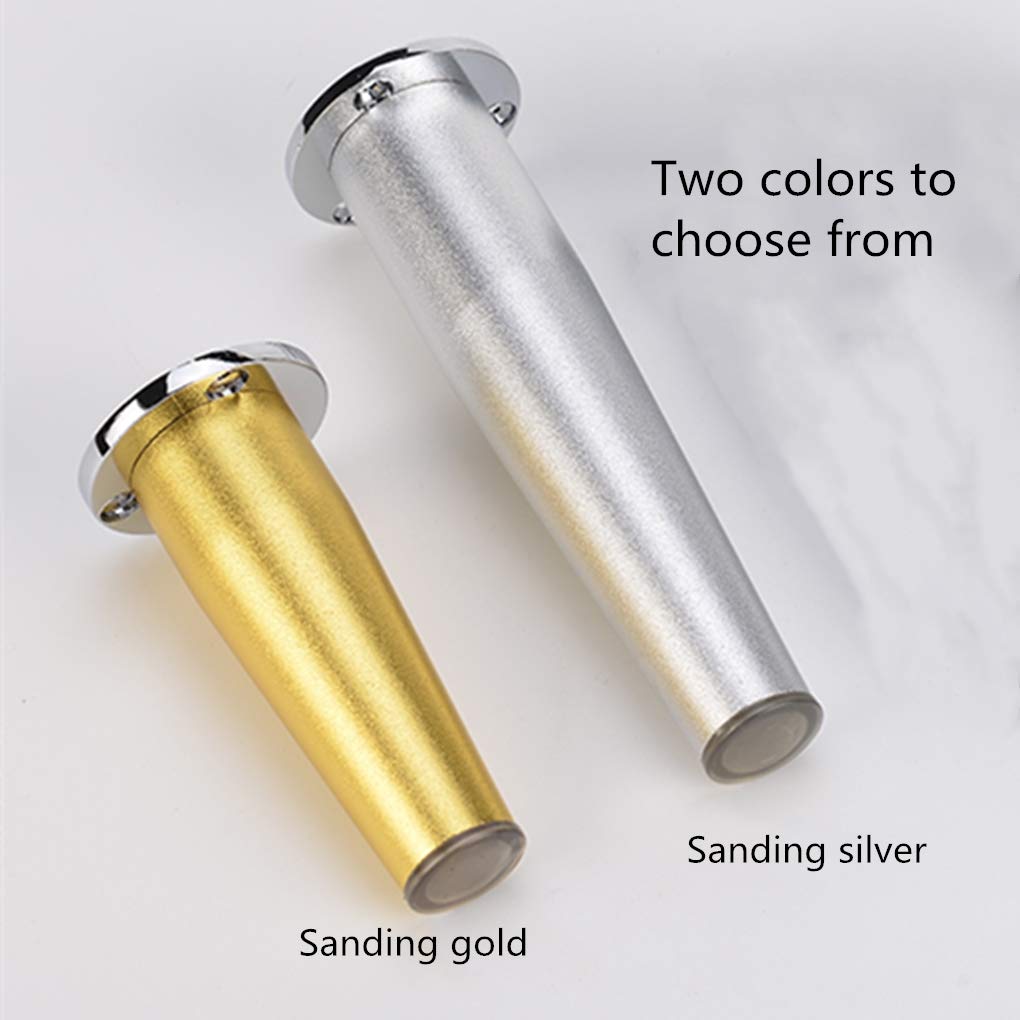 Lot De 4 Pieds De Meubles Réglables En Alliage D'aluminium, Pieds Carrés Réglables De Support De Table De Rechange Pour Canapé, Placard, Meuble TV, Avec Vis (30 Cm