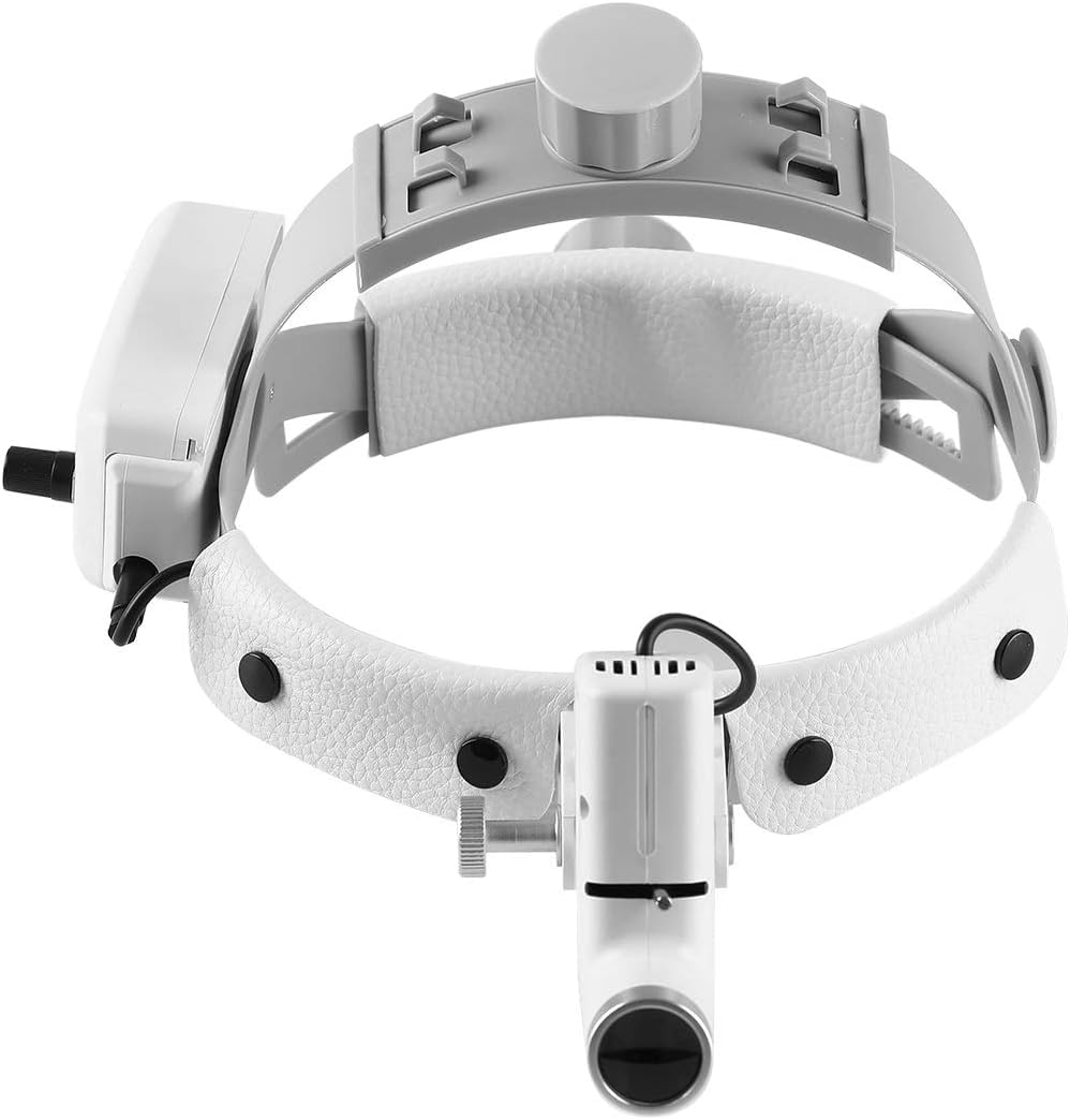 Stirnlampe mit hoher Helligkeit, 5 W, LED-Scheinwerfer, komfortable Stirnlampe mit 2 Batterien, Aluminiumbox