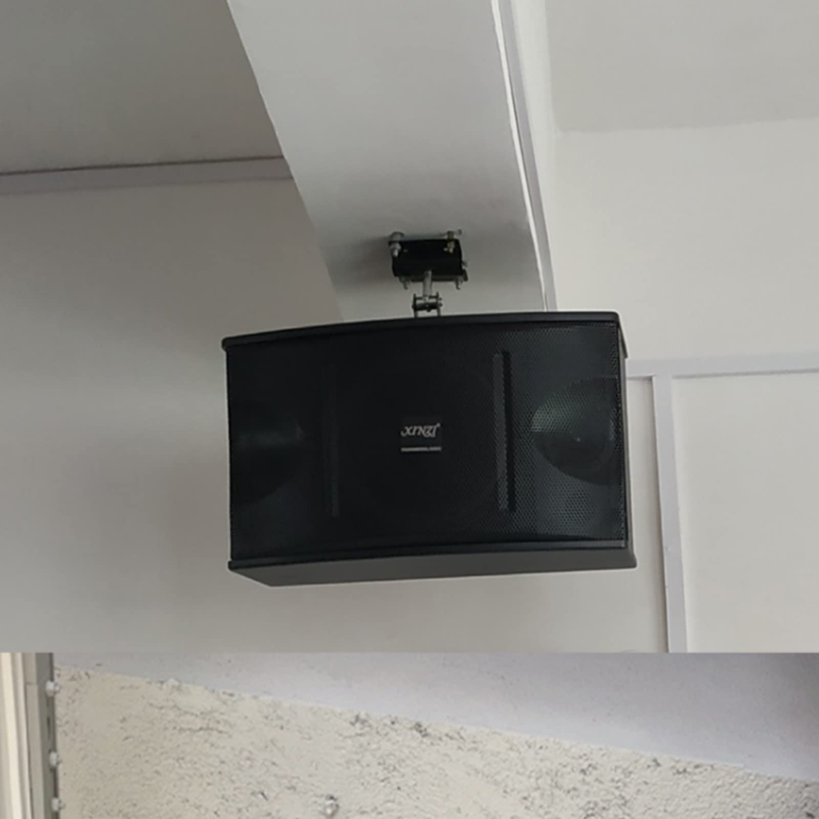 Rack per Altoparlanti Gancio for altoparlante addensato Gancio telescopico Borsa for carte Ktv for uso domestico Staffa for staffa da parete for altoparlante professionale Staffa da parete Supporti pe