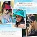 Sun Hats for Women, Wide Brim UV Protection Sun Visor Hats for Women, UPF50+ Lightweight Beach Hats (US, Alpha, Small, Large, Khaki)
