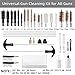 Magsaddle Universal Gun Cleaning Kit for Pistol, Shotgun, Rifle, Handgun, Airgun, Revolver, Cleaning Kit with Brushes, Jags, Slotted Tips, Portable Case