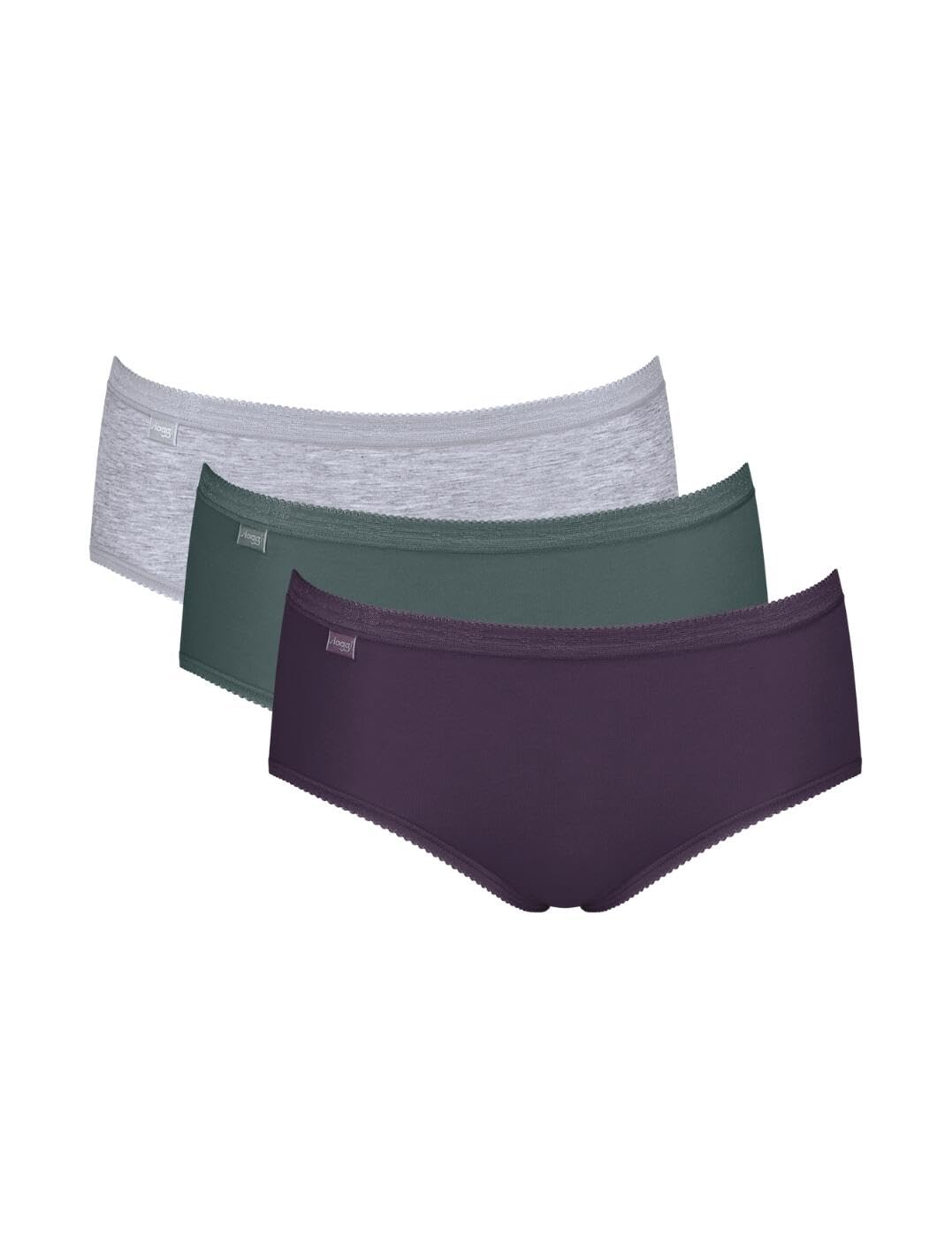 Sloggi 10155292 Basic Midi Brief 3 Pack