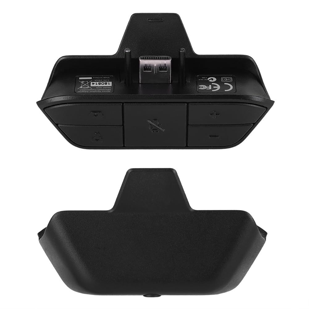 Denash Adaptador de Auriculares para One, Adaptador de Auriculares estéreo para Juegos a Prueba de Polvo con sincronización de Sonido estéreo de Control de Juegos