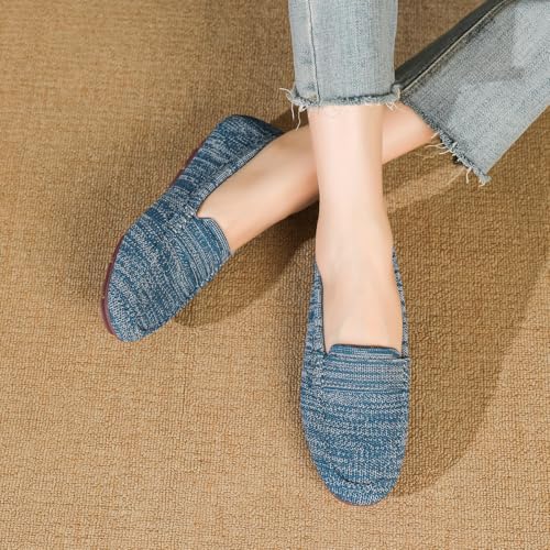 Image of feabtonbd Loafers for Women Comfortable Breathable ShoeCasual Slip On Womens Driving Flats Shoes
