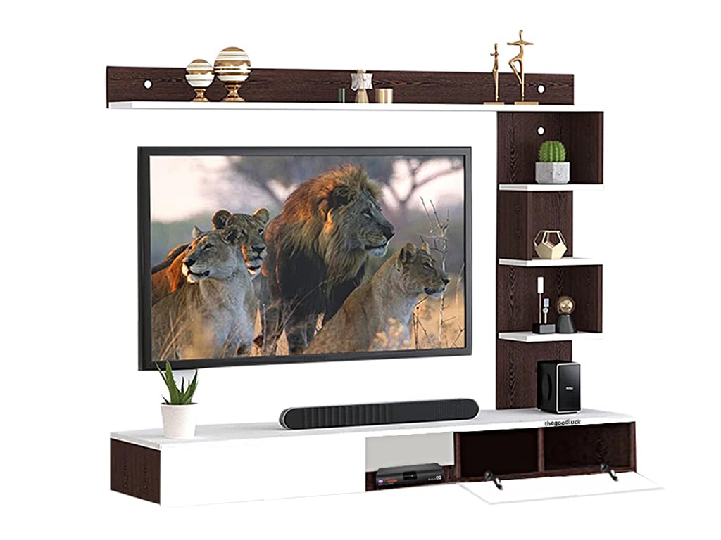 Engineered Wood Tv Unit for Living Room, Bedroom Unit Cabinet Base Mount with Storage (D.I.Y) (44-55 Inches)-image-11