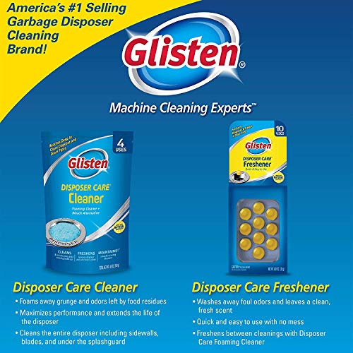 Glisten Disposer Care Foaming Cleaner, Lemon Scent, 8 Use #TOP7