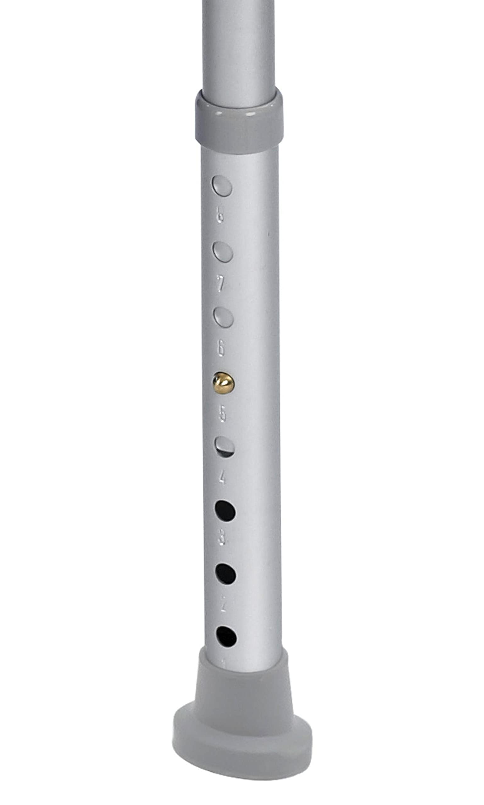 HOMCOM Sedia Doccia Antiscivolo Regolabile su 8 Altezze con Fori di Drenaggio e Ventose, Sedia da Doccia in Plastica e Alluminio, 50.6x43x71-88 cm, Bianco e Argento