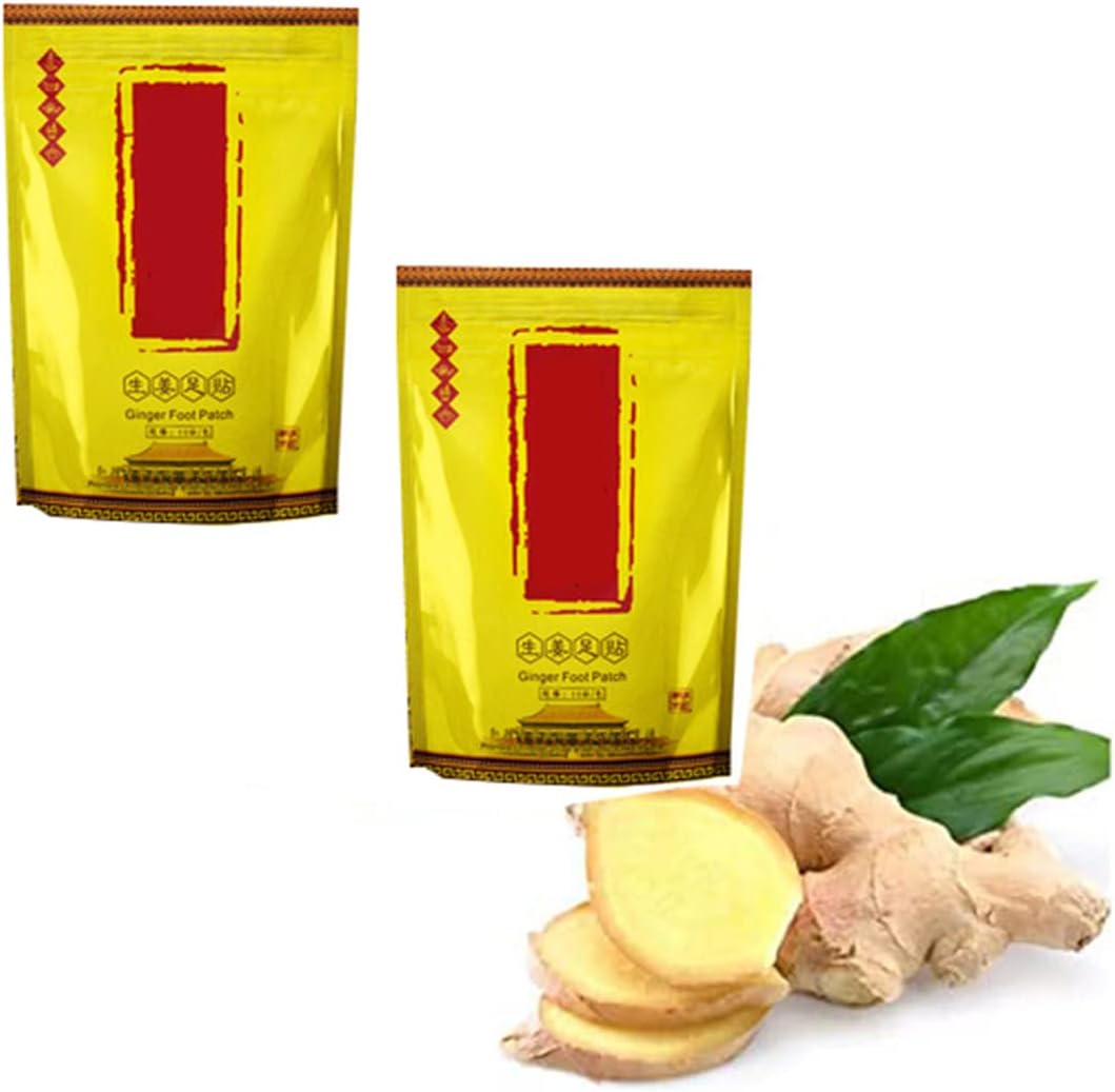 Parche orgánico antiinflamatorio de cúrcuma, parche para pies de cúrcuma desintoxicante, cuidado de los pies, relájese con una limpieza profunda a base de hierbas (A)