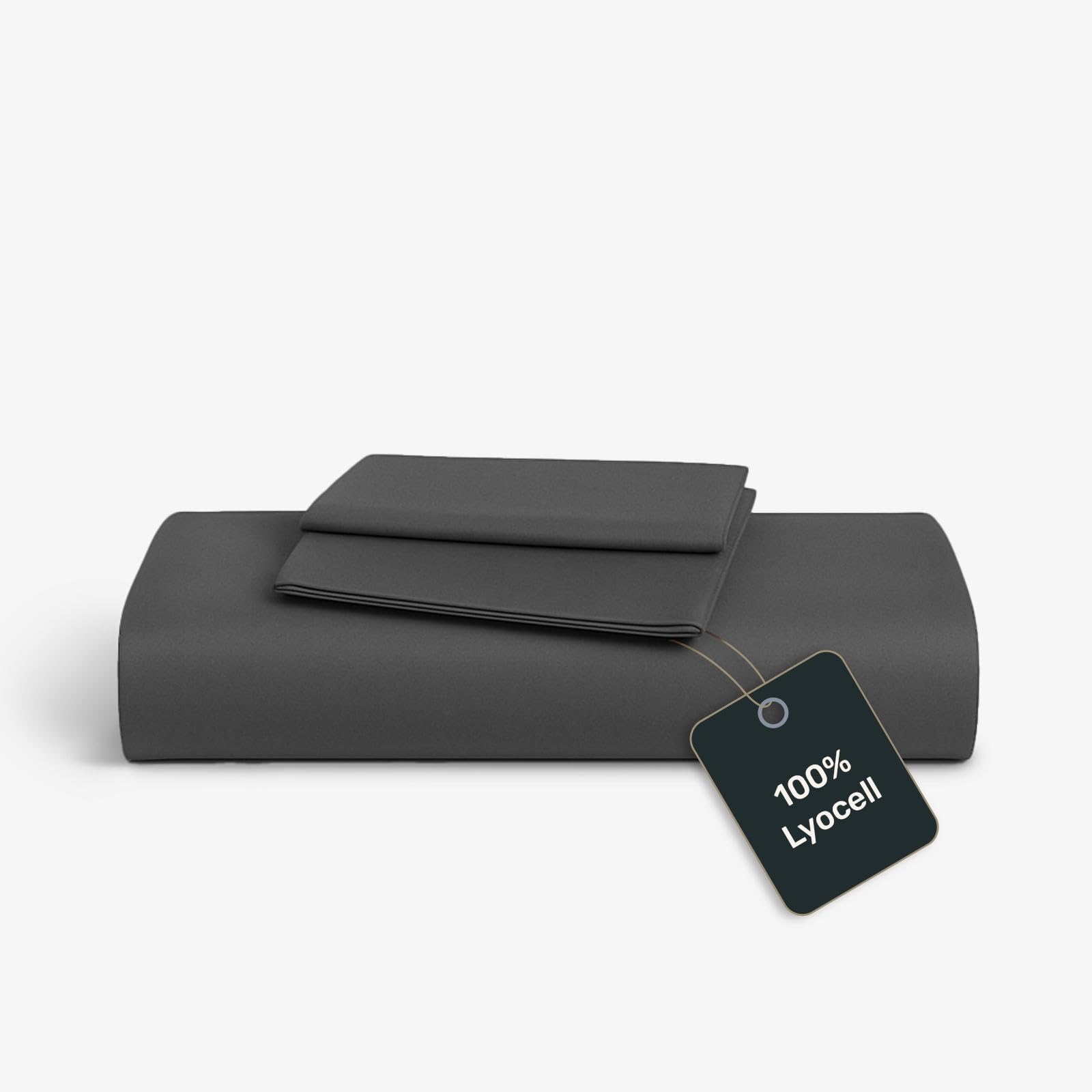 twenty:three Bettwäsche-Set Dark Gray 200x220 + 2x 40x40