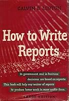 How to Write Reports B000BK1RJM Book Cover