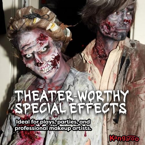 Kangaroo MONSTER16-INVICORE S Halloween Makeup Monster Liquid Latex I Quick Drying Liquid Latex Sfx Makeup Kit I Multi-Purpose Liquid Rubber White Face Paint thumb #6