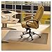 Floortex PF1113425EV Cleartex Advantagemat Phthalate Free PVC Chair Mat for Low Pile Carpet, 53 x 45