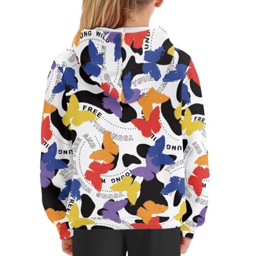 Colorful Boys Girls Pullover Hoodies Long Sleeve Sweatshirt with Pockets4