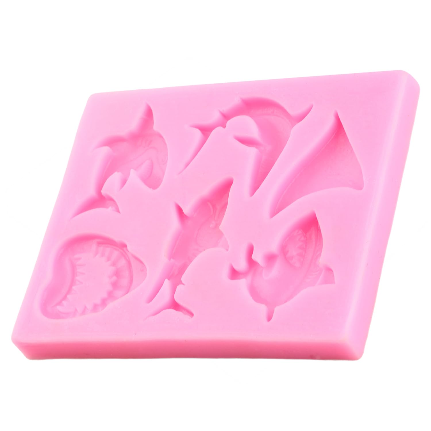 YIHUOMOLDS Ocean Shark Fondant Molds Sea Animal Silicone Mold For Sugar Cake Decorating Cupcake Topper Candy Chocolate Gum Paste Polymer Clay - Image 6