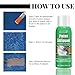Efficient Paint Stripper, 100ml Car Paint Remover, Auto Wheel Stripping Metal Surface Non-Trace Cleaning Automotive Paint Remover Tool, for Metal, Wood, Glass (3.38 Fl.oz)