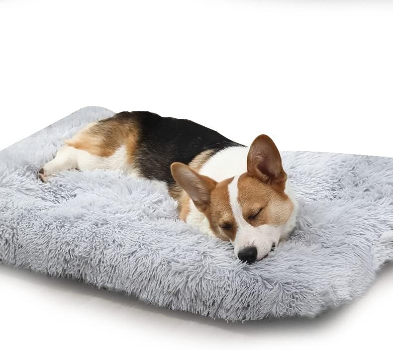 Gavenia Dog Bed Crate Pad, Dog beds for Medium Dogs with Reversible Bottom,Reversible&Washable Cushion for Large Dogs and Cats,Dog Mats…