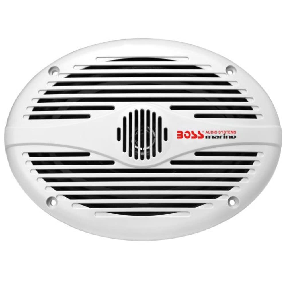 KIT SET PER BOSS AUDIO SYSTEMS MR690 ovali 2 vie 6 x 9 15 x 23 cm 175 watt rms 350 watt max 4 ohm impermeabili mare piscina barca hotel, a coppia + accessori omaggio