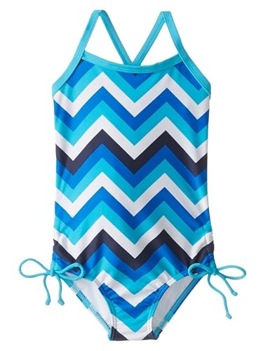 Kanu Surf Girls' Layla Beach Sport Banded 1 Piece Swimsuit