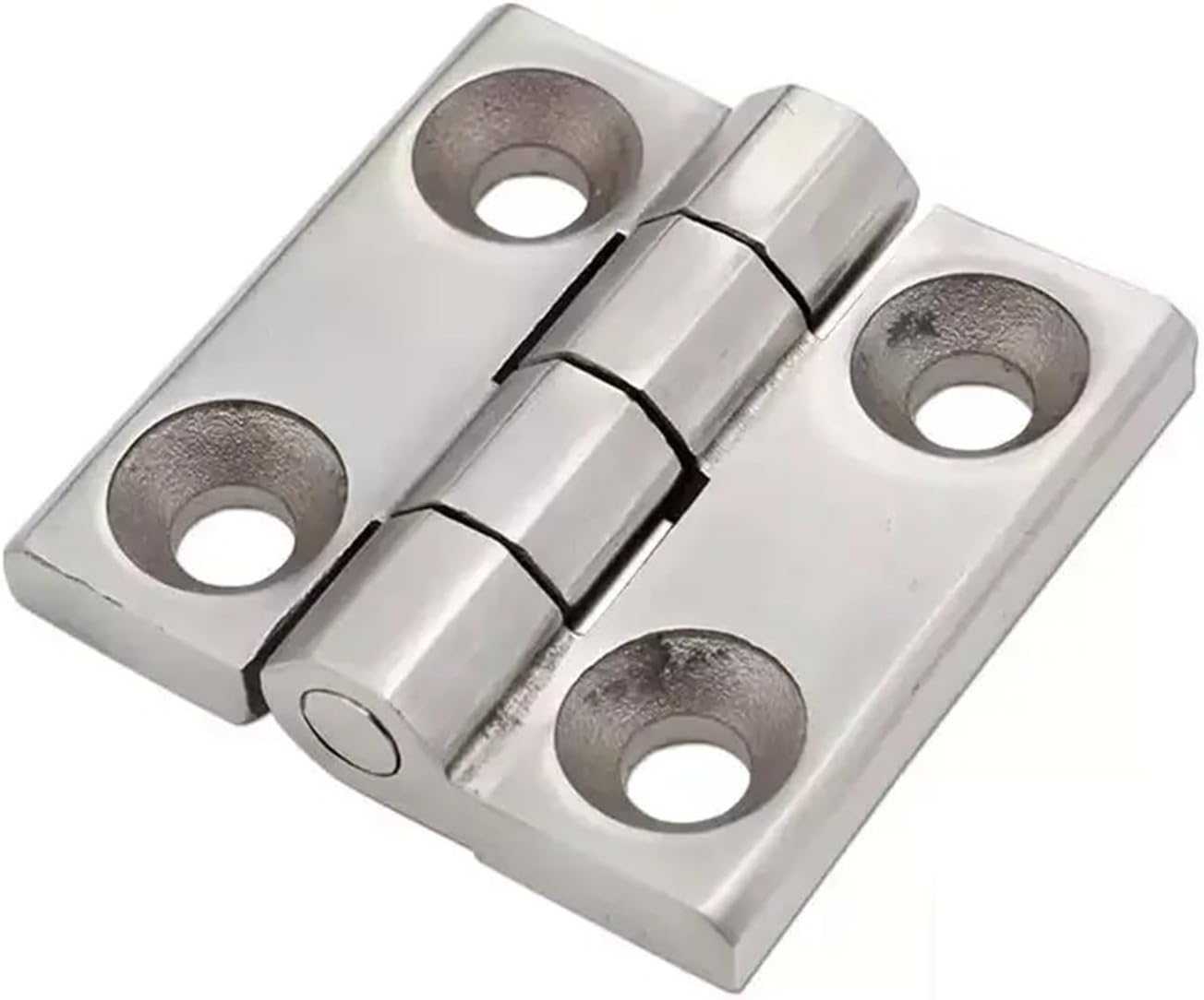304 Stainless Steel Heavy-Duty Thick Hinge Electrical Machinery Equipment Distribution Box Cabinet Door Hinge 1Pcs(60x60x8mm)