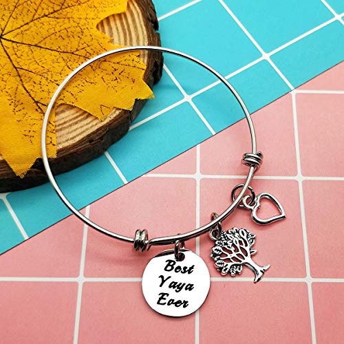 Grandma Bracelet Mothers Day Gift Bangle Bracelet Gift For Grandmother Nana Gigi Oma Grammy Mimi Yaya Christmas Birthday Thanksgiving Gift Bracelet Great Grandma Gift With Family Tree Jewelry #TOP4