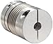 Lovejoy 76989 Size BWC-21 Bellows Clamp Style Coupling, Complete Coupling, Inch, 0.25" Bore A, 0.25" Bore B, 0.591" OD, 0.827" Length, 3.54 in-lbs Nominal Torque, 15000 rpm Max Rotational Speed