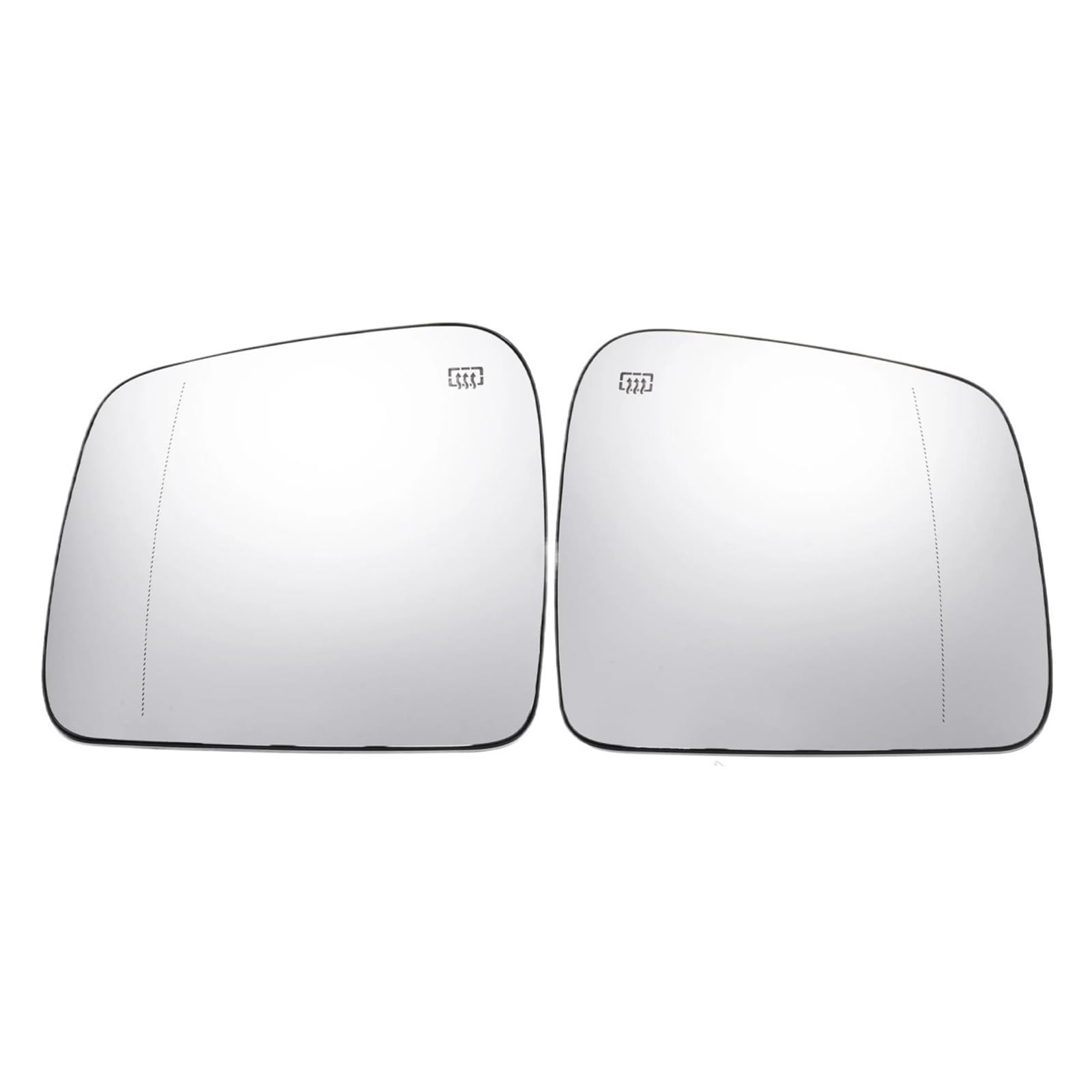 Verre rétroviseur de rechange blanc pour Dodge Durango 2016 2017 2018