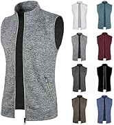 Muscularfit Sweater Yelek Erkekler Vintage Tam Fermuarlı Kolsuz G&uuml;nl&uuml;k Yelek Ceket Ceket Slim Fit Sport C...