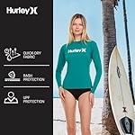 Hurley Rash Guard for Women, Womens Rash Guard Long Sleeve Shirts, Rashguard Swim Shirt Women UPF 50+ SPF & UV Protection - Image 5