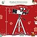FREE SOLDIER Telescope for Kids 70mm Aperture Astronomical Refractor Telescopes for Beginners (15X-150X) 300mm Telescope for Adults High Powered with A Phone Adapter & A Wireless Remote (White)
