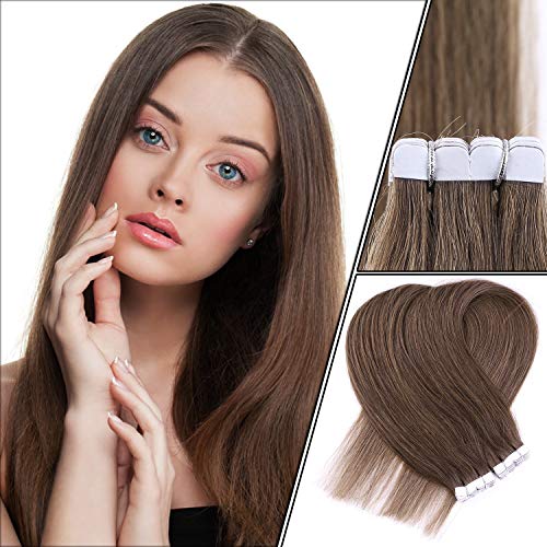 最安値 Paruks ウィッグ 人毛 シールエクステ 褐色 ワンタッチ エクステ オリジナル グラデーション ストレート ロング つけ毛 10枚セット 50cmの価格比較