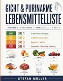 Gicht & Purinarme Lebensmittelliste: Die schnelle, portionsbasierte Lebensmittelliste für weniger Purine, klügere Portionsgrößen und eine bessere Gichtkontrolle