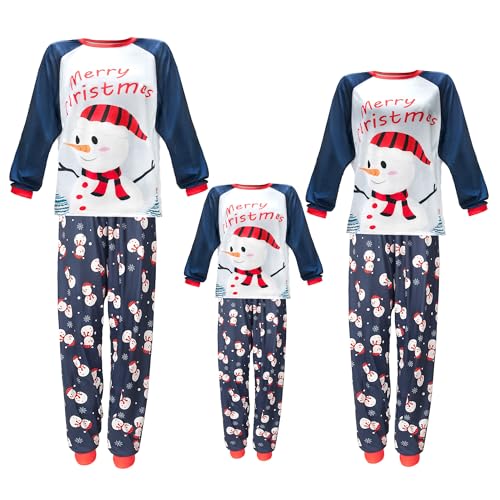 HYCLES Family Matching Pajama Sets, Long Sleeve Sleepwear Pjs for Adults Teens Women Men