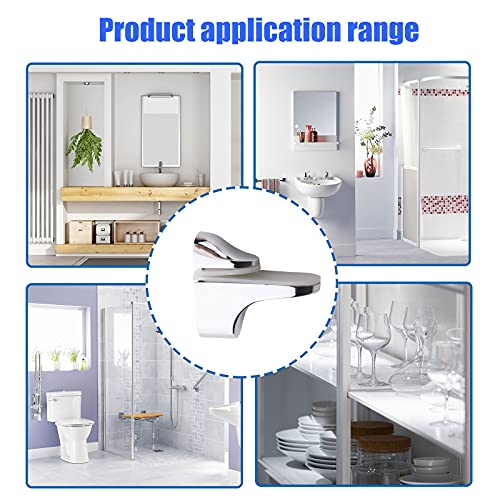 Staffa Regolabile per Mensole 4 Pezzi Supporto per...