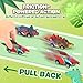 EASYFUN Dinosaur Toys for Kids 3-5 Pull Back Toy Cars 6 Pack Dino Toys for 3 4 5 and Up Boys Girls Dinosaur Games with T-Rex Dinosaur Toy Cars Gift for Toddler