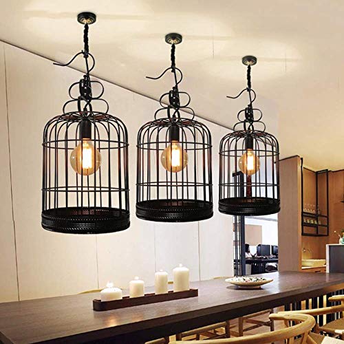Lámpara colgante retro E27 tipo araña industrial para isla de cocina 3