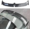 LeLeD Heckflügel Fester Winds poiler Heckflügel modifiziertes zubehör für Mercedes Benz SL R231 R230 2001 2002-2016 2017 2018 2019 2020,hinten Kofferraum flügel,B-Carbon Fiber Look