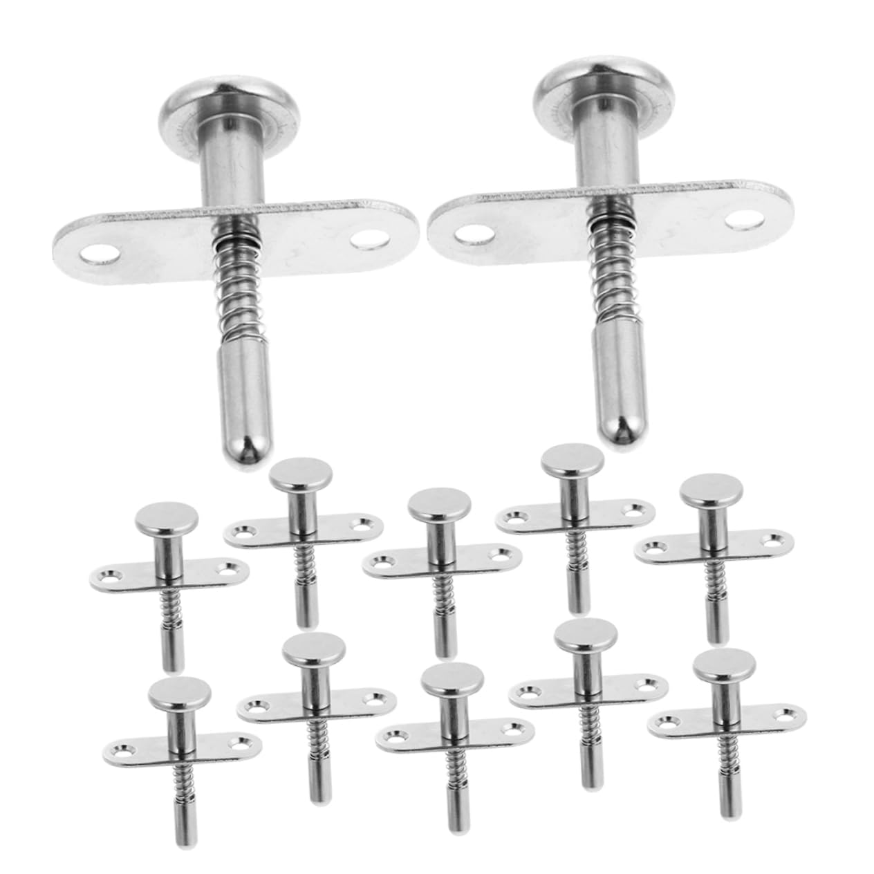 FUNOMOCYA 12pcs Crib Accessories Cot Cribs Doll Crib Bed Crib Accessory Bed Crib Spring Latch Bed Spring Latch Spring Bolt Latches Bolt Lock M5 Iron Furniture