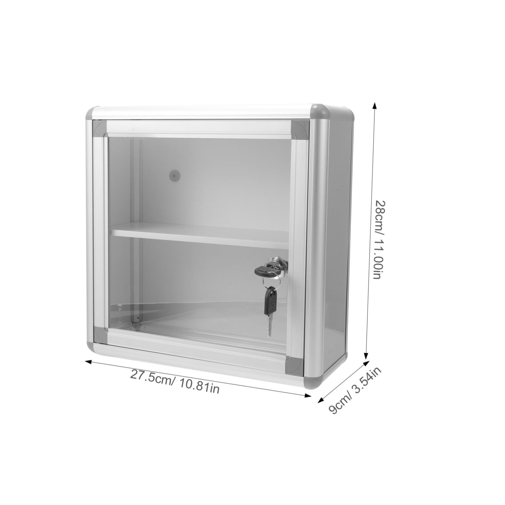 ERINGOGO Botiquín de Aleación de Aluminio de Primeros Auxilios Profesional Diseño Seguro y Almacenamiento Multifuncional para Pared Adecuado para Actividades al Aire Libre