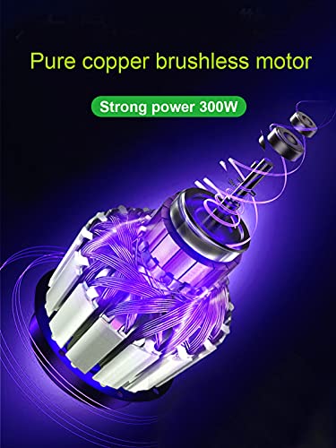 Pokzon Elektro Kettensäge 24V 6-Zoll-Akku-Kettensäge, 2AH-Akku und Ladegerät im Lieferumfang enthalten,2021 Verbesserte… – Bild 5