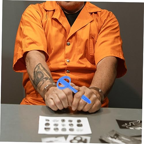 Image of Healifty Safety Writing Pen Anti-Swallowing Signature Pen for Prison Use Flexible Rubber Grip Retractable Tip Portable Multi-Use Writing Tool 5.70 in