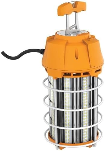Satco S38975 Hi-Pro - Luz de trabajo temporal LED de alto lúmenes, 5000 K, color blanco
