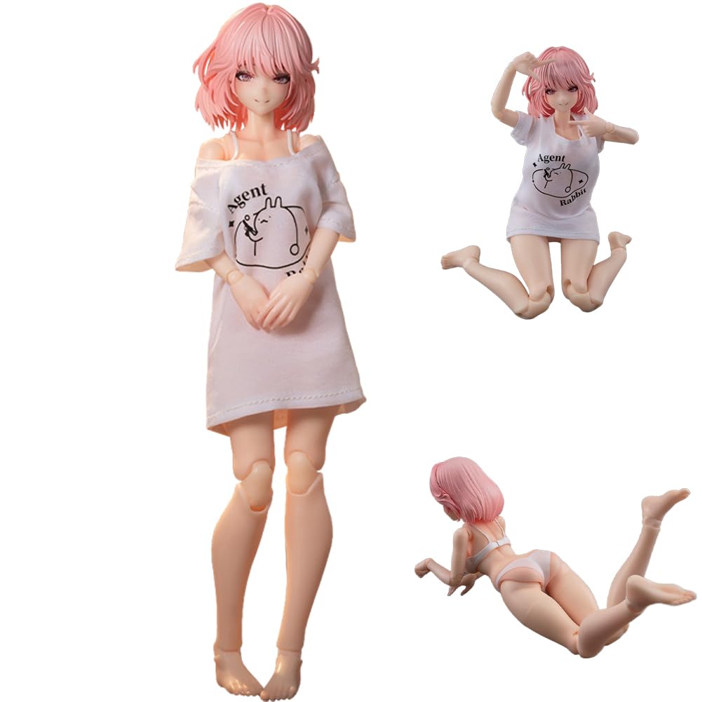 RA-01L Aileen-Loungewear-Figur, Anime, bewegliche Actionfigur, 15 cm, originelles Mädchenmodell, Statue, Sammlung, Desktop-Ornamente