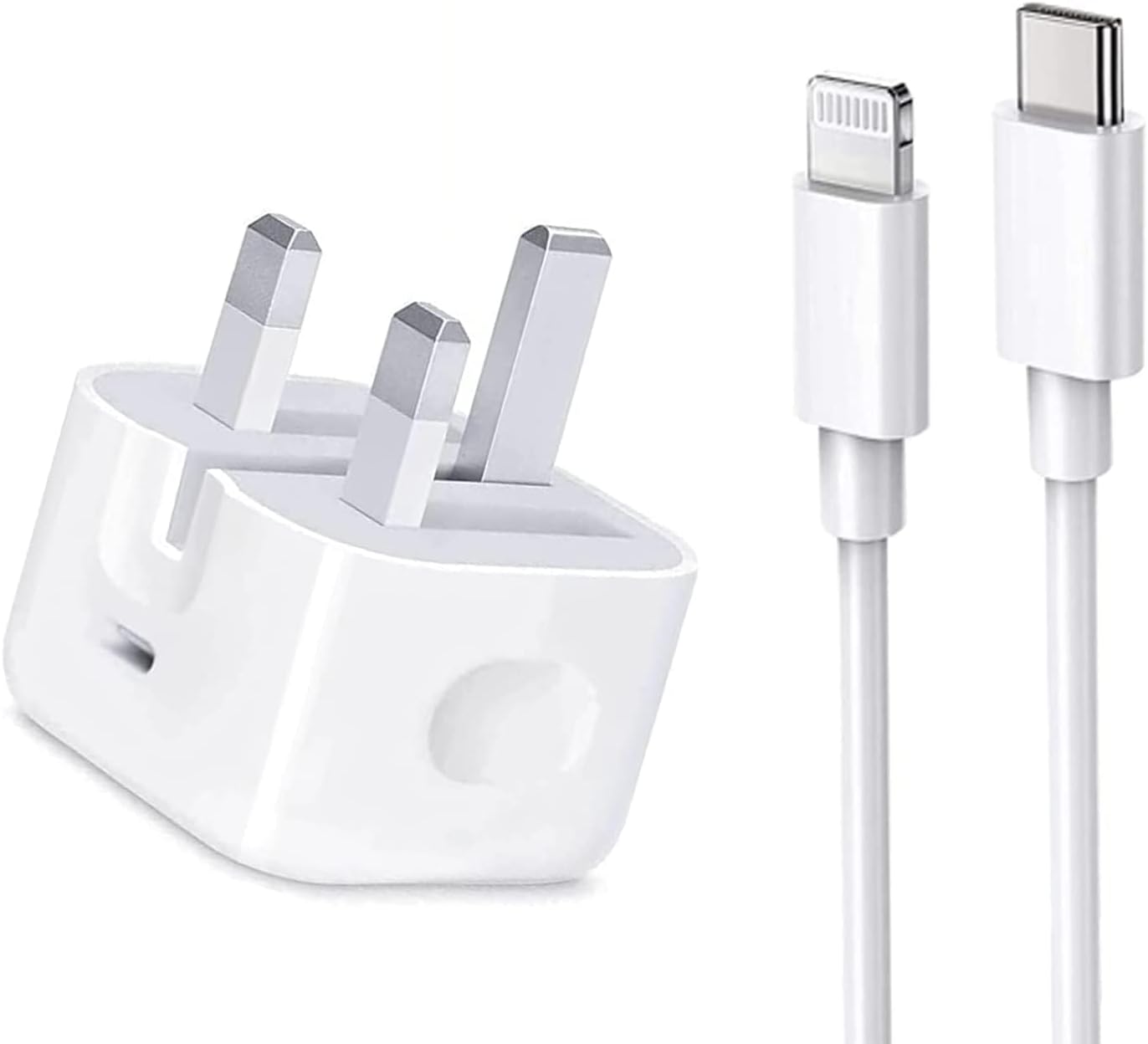 【Apple MFi Certified】 iPhone USB C Fast Charger, USB C Plug Fast Charge and USB C to Lightning Cable 2M PD Power Adapter Compatible with iPhone 14 13 12 11 Series/XR/XS/X/8/ipad/AirPods Series