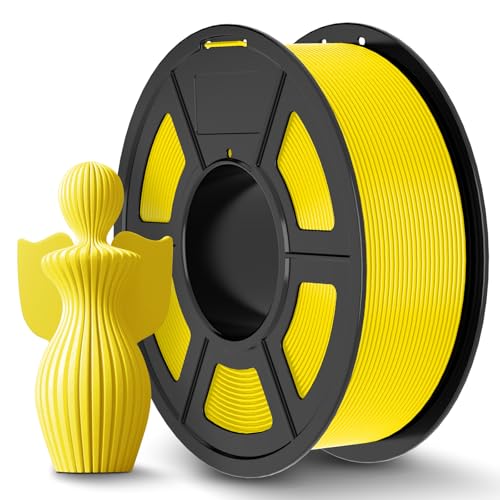 Image of JAYO PLA+ Filament 1.75mm Yellow 1.1kg, Enhanced PLA 3D Printer Filament for Stronger & Tougher Prints, High Strength & Durability, Dimensional Accuracy ±0.02mm