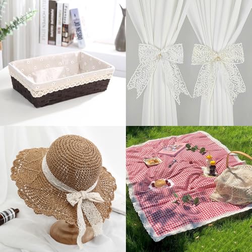 Encaje de algodón de 4 cm multicolor para costura y decoración de ropa 6