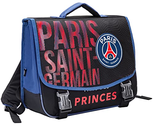 PARIS SAINT-GERMAIN Mochila escolar PSG - Colección oficial, color negro, 29 x 41 x 14 cm Cover