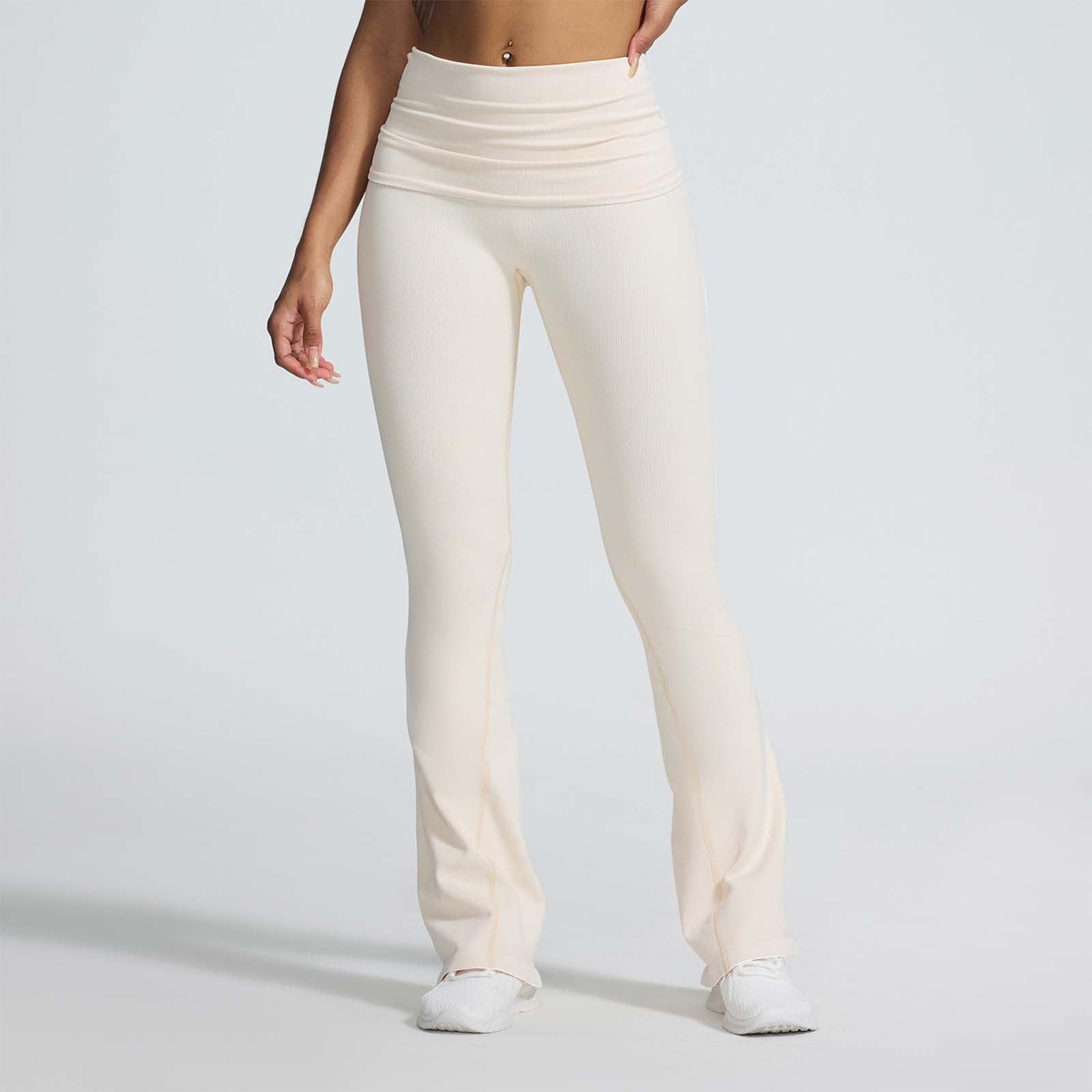 Legging Sport Femme - Pantalons de Yoga pour Femmes Leggings évasés pour la Course à Pied Le Fitness et Les vêtements de Sport Polyvalents et Confortables pour Un Usage Quotidien