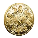 ♑Langlebig und langlebig: Die Gedenkmünze der Königin besteht hauptsächlich aus Eisen mit einem Gold-Silber-Finish, das speziell in Erinnerung an Königin Elizabeth II. Entworfen wurde und für Fans geeignet ist, die die Königin von England so sehr lieben.